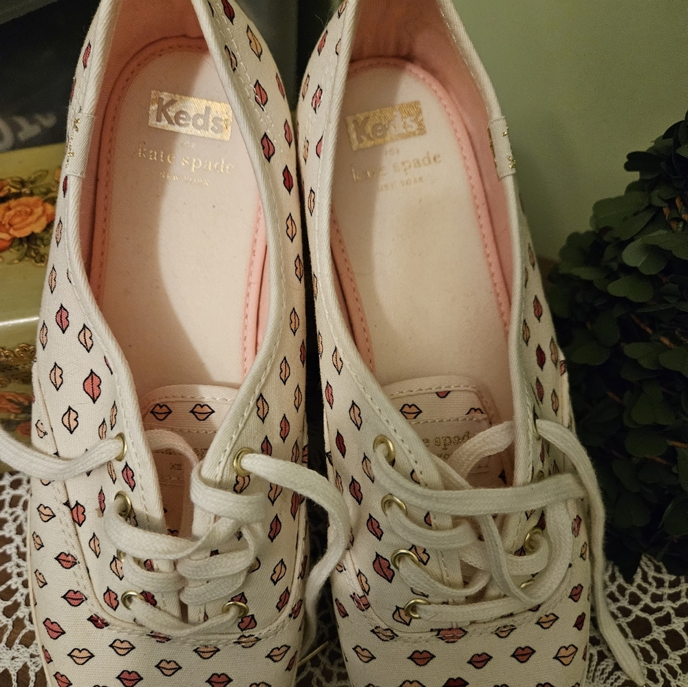 Keds for Kate Spade Lip Pattern Size 8.5